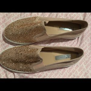 INC International Rhinestone Rose Gold Sneakers